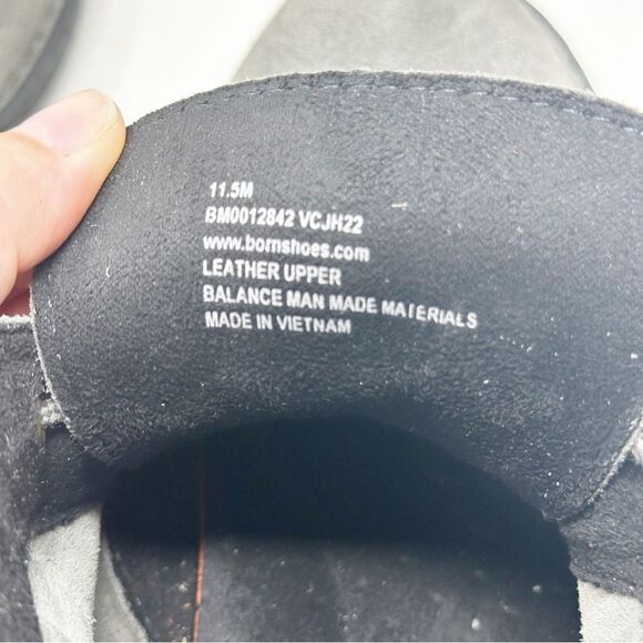 Mens Born Suede Lace Up Grey Boots Size 11.5 - Picture 8 of 8